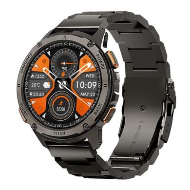 Maxcom, FW110 Titan Chronos, smartwatch, czarny