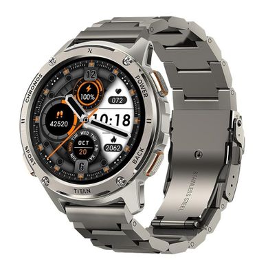 Maxcom, FW110 Titan Chronos, smartwatch, srebrny