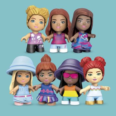 Mega Construx, Barbie Malibu Bundle, 5 zestawów, 445 klocków