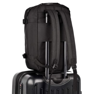 Meteor, Hermod, plecak podróżny, bagaż podręczny do samolotu, czarny, 20l