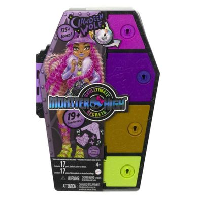 Monster High, Straszysekrety, Clawdeen Wolf, lalka z akcesoriami