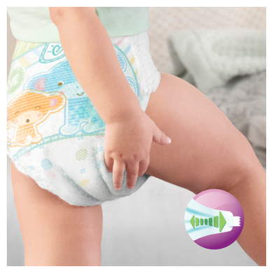 Pampers, Premium Protection Active Fit, pieluchy jednorazowe, rozmiar 4, 168 szt., zapas na miesiąc
