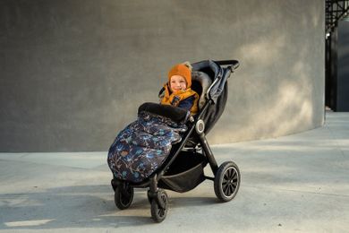 Petite&Mars, Comfy, śpiworek zimowy, 4w1, forever black