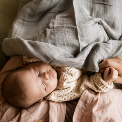 Petite&Mars, Moussy, zestaw pieluszek z muślinu bambusowego, Pink Meadow, 68-68 cm, 3 szt.