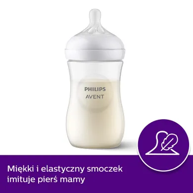 philips avent responsywne butelki natural butelka 260 ml