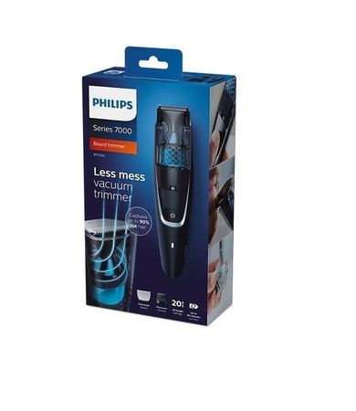 Philips, trymer do brody z opcją zasysania zarostu BT7205/15