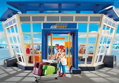 Playmobil, City Action, Lotnisko z wieżą kontrolną, 5338