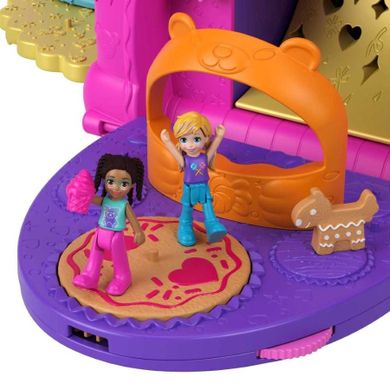 Polly Pocket, Miś Automacik Superniespodzianki, zestaw do zabawy z figurkami i akcesoriami
