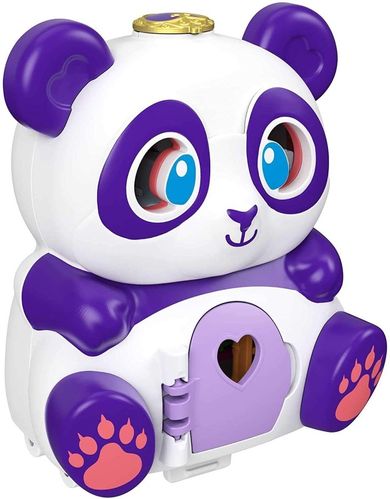 Polly Pocket, Otwórz i przekręć, zestaw z laleczką i zwierzątkiem, panda