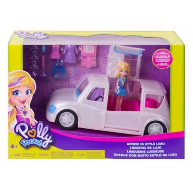 Polly Pocket, Stylowa limuzyna, zestaw z lalką i akcesoriami