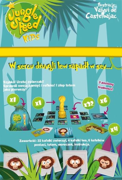 Rebel, Jungle Speed Kids, gra zręcznościowa
