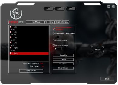 Rebeltec, mysz optyczna gamingowa USB HUNTER