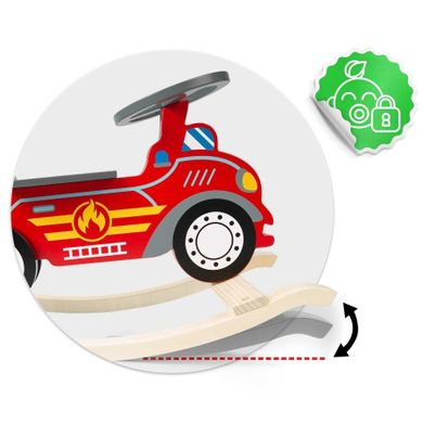 Ricokids, Straż pożarna, drewniane auto na biegunach