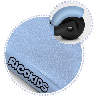 Ricokids, Todi, hulajnoga 3-kołowa, niebiesko-szara