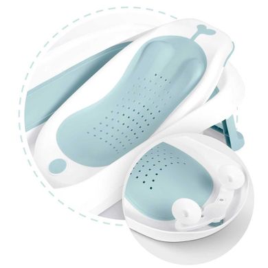 Ricokids, wkładka do wanienki dla niemowląt, biało-niebieska