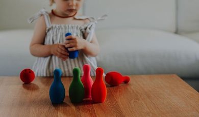 Rubbabu, sensoryczny zestaw do gry w kręgle
