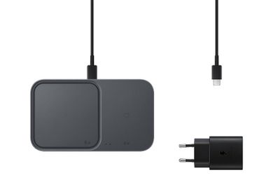 Samsung Wireless Charger Duo, without Travel Adapter, Black