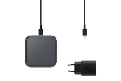 Samsung Wireless Charger Pad, with Travel Adapter Black