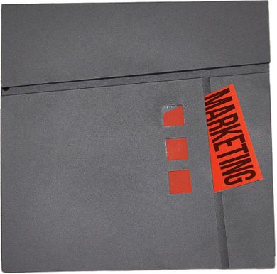 Saska Garden, skrzynka na listy, 37-37-105 cm