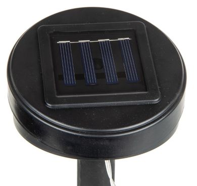 Saska Garden, sznur jutowy z lampami solar, 60 led, 4.5 m