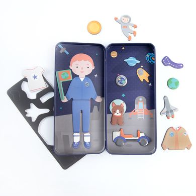 Smiki, Astronauta, puzzle magnetyczne, 30 elementów