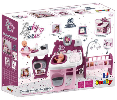 Smoby, Baby Nurse, Kącik opiekunki, domek dla lalki
