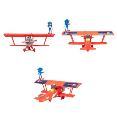 Sonic 2, Sonic i Tails, samolot, zestaw z figurkami