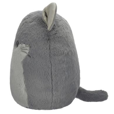 Squishmallows, Fuzzamallows, Miper, Chinchilla, szara szynszyla, maskotka, 30 cm