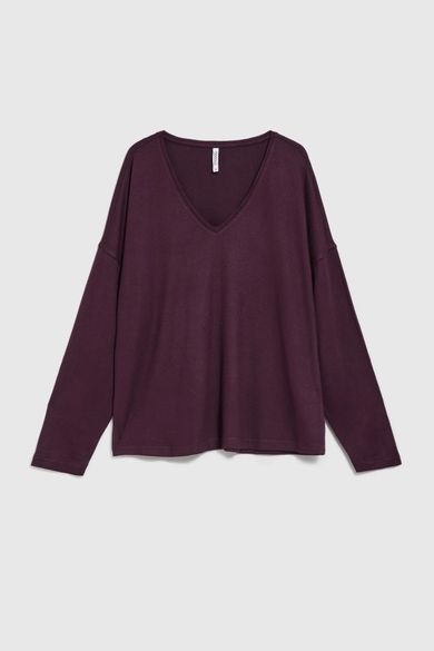 Sweter damski, fioletowy, Moodo