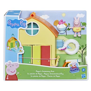 Świnka Peppa, Zabawa na basenie, zestaw z figurką i akcesoriami