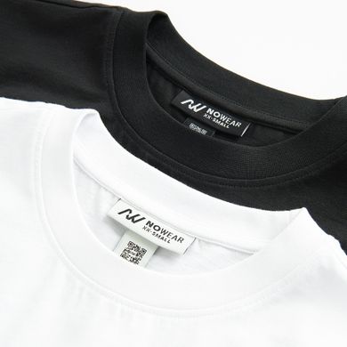 T-shirt z bawełny czesanej 2-pack NOWEAR