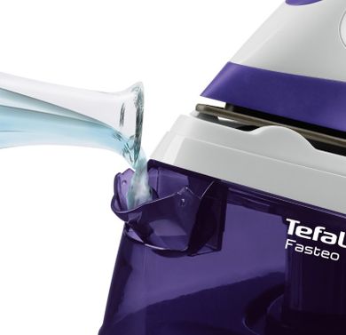Tefal, żelazko z generatorem pary, SV6020, 2200W, fioletowy