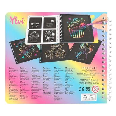 Top Model, Jednorożec Ylvi, Mini Magic Scratch, zdrapywanka z rysikiem