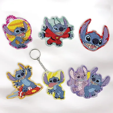 Totum, Lilo i Stitch, zestaw kreatywny 3w1, diamentowe magnesy, bransoletki, malowanie odlewów gipsowych