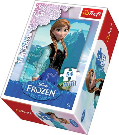 Trefl, Kraina Lodu, puzzle mini, 54 elementy