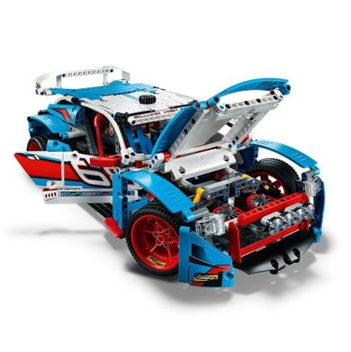 Zestaw promocyjny: LEGO Technic, Niebieska wyścigówka, 42077 + GRATIS: LEGO Speed Champions, Ford Fiesta M-Sport WRC, 75885