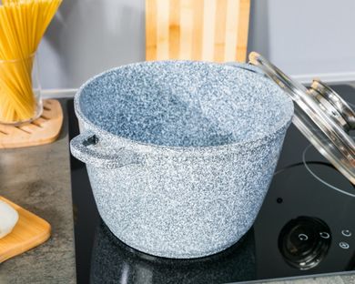 Zilner, garnek marmurowy, 10l, 28 cm