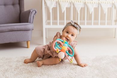 Balibazoo, Motyl Tymek z dzwoneczkiem, zabawka sensoryczna