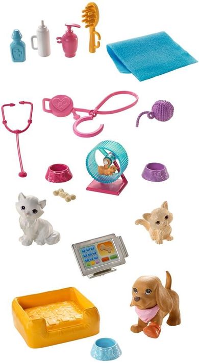 Barbie, Lecznica dla zwierząt, zestaw bez lalek
