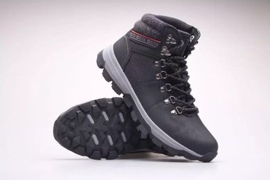 Buty zimowe męskie, czarne, Big Star