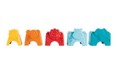 Chicco, Eco+, Układanka i wieża 2w1, zwierzątka