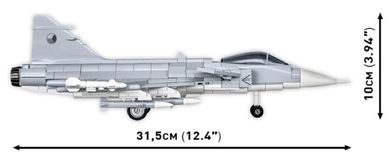 Cobi, Armed Forces, Szwedzki myśliwiec wielozadaniowy Saab JAS 39 Gripen C, klocki, 465 elementów