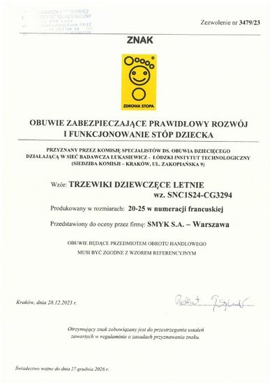 Cool Club, Sandały dziewczęce, pachnące, różowe, Zdrowa Stopa