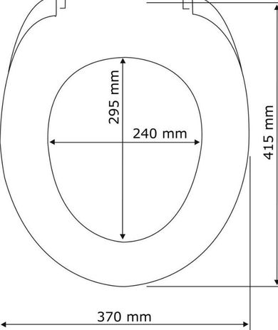 Deska sedesowa z podświetleniem led, mechanizm Easy Close