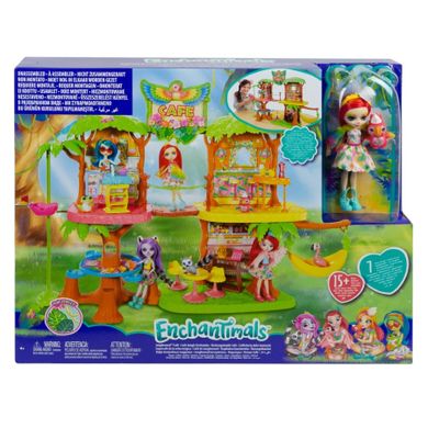 Enchantimals, Tropikalna kawiarenka, zestaw z lalką i akcesoriami
