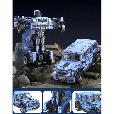 Forange, Engine-Morph, samochód 2w1, klocki konstrukcyjne, 968 elementów