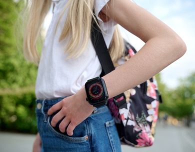 Garett, zestaw smartwatchy: Kids Nice Pro 4G, różowy + Kids Fit, różowy