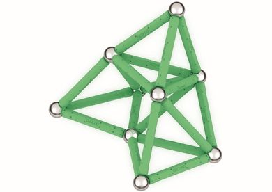 Geomag, Glow Recycled, konstrukcyjne klocki magnetyczne, 42 elementów