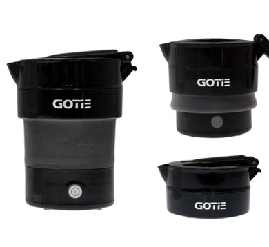 Gotie, czajnik turystyczny, czarny, GCT-600C