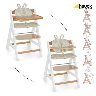 Hauck, Beta+, krzesełko do karmienia, White/Natur